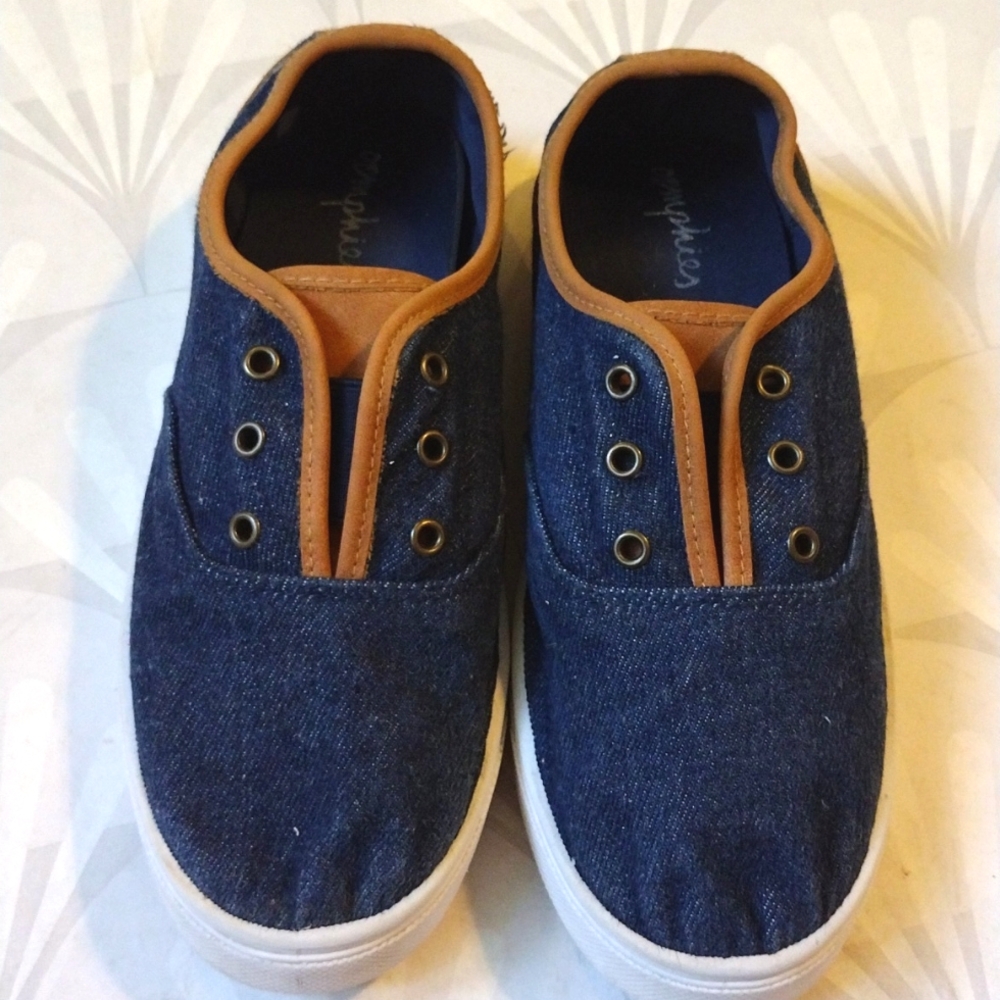 Oomphies Jean Kids Slip On sneakers